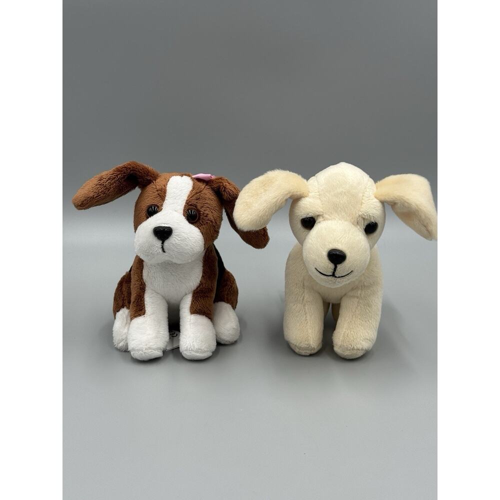 Our Generation Puppy Dog Plush Set Of 2 Stuffed Animal Toys 6 Inch